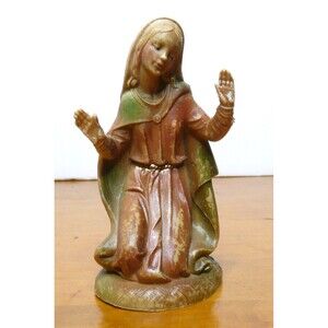 Virgin Mary Nativity Figurine 4 1/4" Depose Italy Christmas Vintage